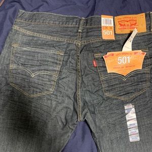 Levi’s 501 straight leg button fly jeans